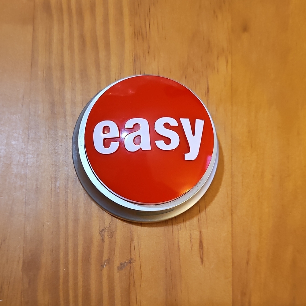 Vintage Staples Red Easy Button